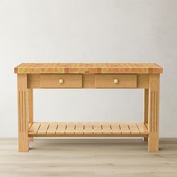 John Boos End-Grain Grazzi Table, Maple