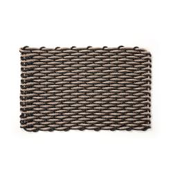 Sand & Charcoal Doormat, Small, 18" X 30"