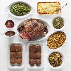 Williams Sonoma Test Kitchen Prime Rib Holiday Dinner, Serves 10-12, First Available
