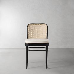 Ton 811 Side Chair Cushion, Sunbrella Performance Canvas, Canvas