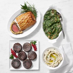 Williams Sonoma Holiday Full Size Beef Wellington Dinner, Serves 4, First Available