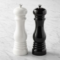 Le Creuset Salt & Pepper Mills, Black & White