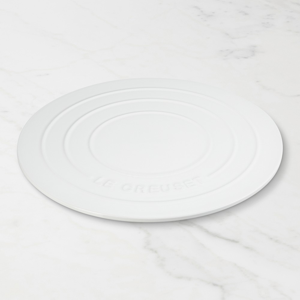 Le Creuset Stoneware Round Pizza Stone - White