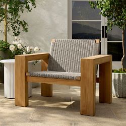 Larnaca Outdoor Teak x All-Weather-Weave Club Chair