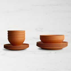 Year and Outdoor 16-Piece Dinnerware Set, Canyon