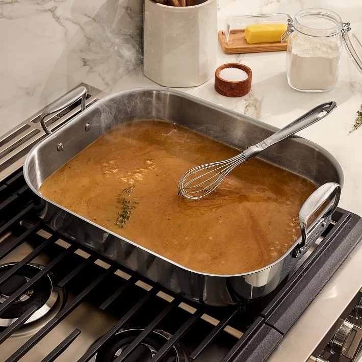 All-Clad ステンレス製 オーブンパン All-Clad XXL Roaster with Rack | Williams Sonoma