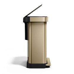 simplehuman™ Dual Compartment Step Can with Liner Pocket, 58L