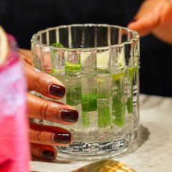 Mahalo Bamboo Double Old-Fashioned Glasses, Set of 4