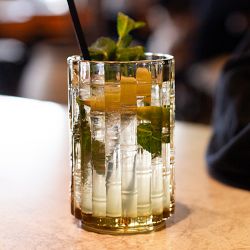 Mahalo Bamboo Highball Glasses, Set of 4