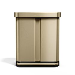 simplehuman™ Dual Compartment Step Can with Liner Pocket, 58L