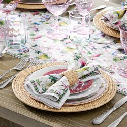 Famille Rose Table Runner