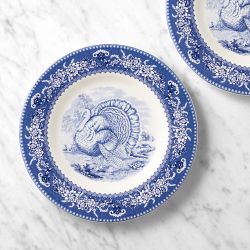 English Floral Turkey Salad Plates