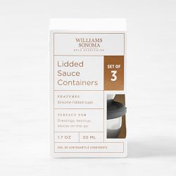 Hold Everything Condiment Containers, Set of 3