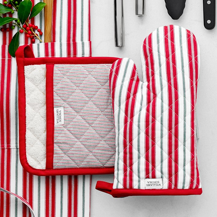 Heritage Stripe Oven Mitt | Williams Sonoma