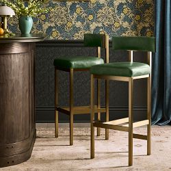 Emma Upholstered Counter &amp; Bar Stool