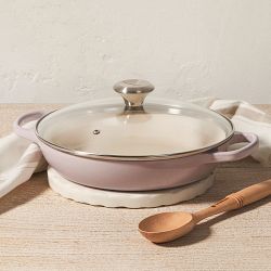 Le Creuset Signature Enameled Cast Iron Braiser with Glass Lid, 2.25-Qt.