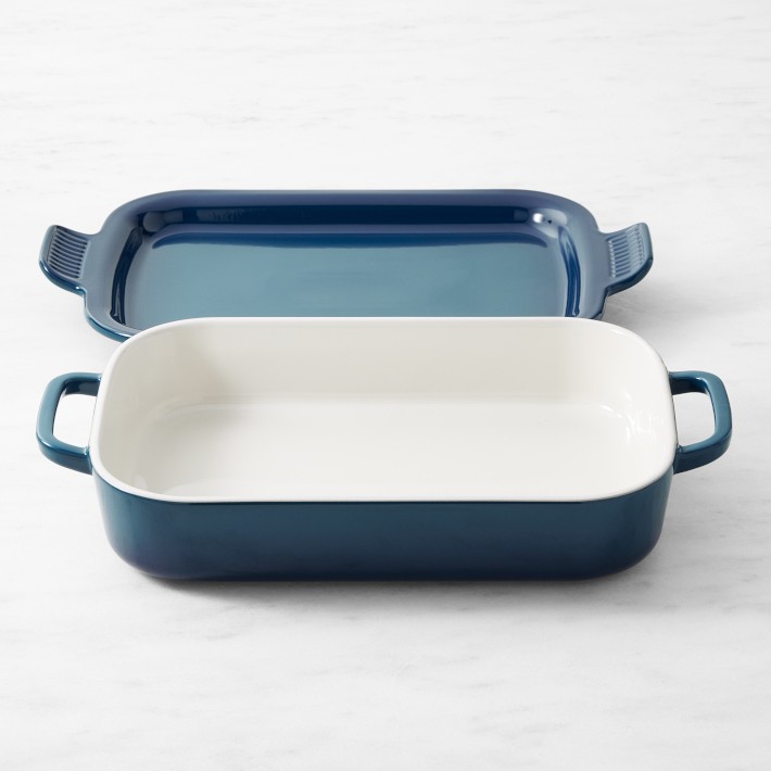 Le Creuset Stoneware Rectangular Baking Pan with Platter Lid