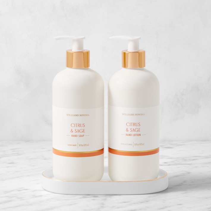 Home Fragrance Citrus & Sage Classic Hand Soap & Lotion 3-Piece Set