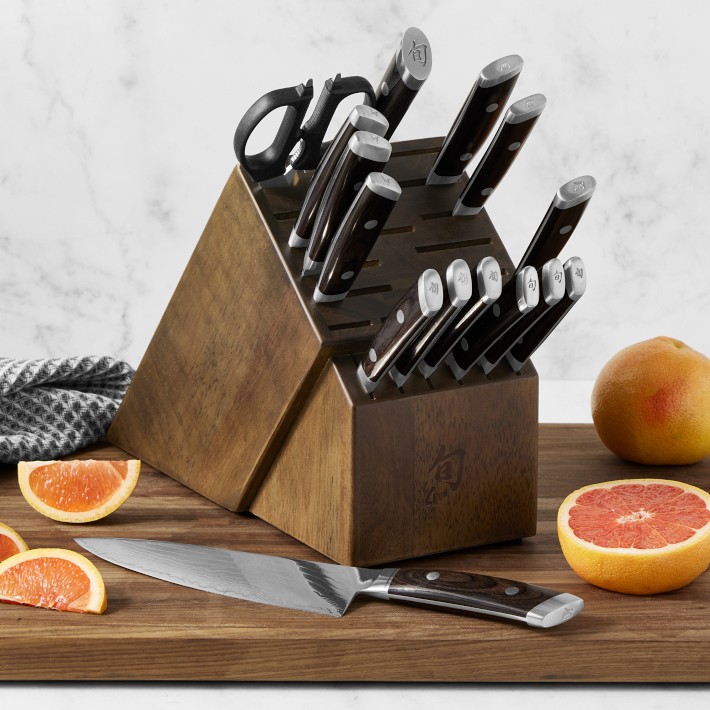 Shun Kaji Knife Block, Set of 16 | Williams Sonoma