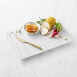 Marble Honeycomb Cheese Board with Honeycomb Cheese Knife