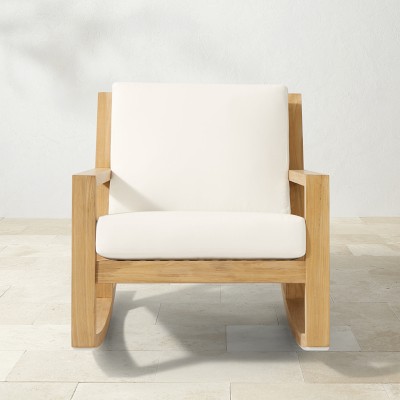 Larnaca Outdoor Natural Teak Rocker Frame