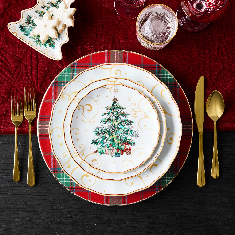 【新品】　WILLIAMS-SONOMA クリスマスプレート Twas the Night Before Christmas Plates | Williams Sonoma