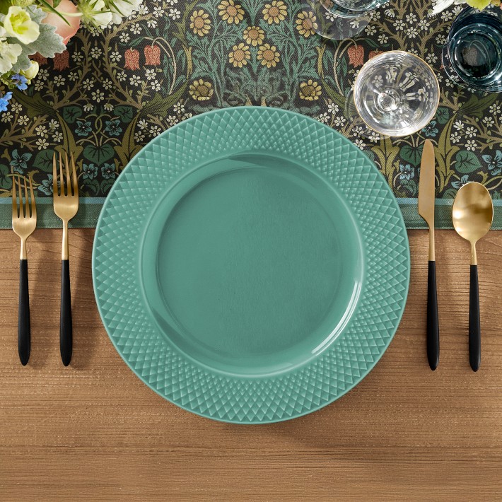 LYNGBY PORCELÆN RHOMBE ディナープレート 27cm ６枚 Lyngby Porcelain Rhombe Lunch Plates | Williams Sonoma