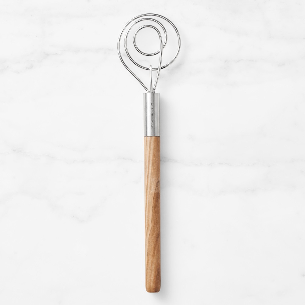 Olivewood Dough Whisk