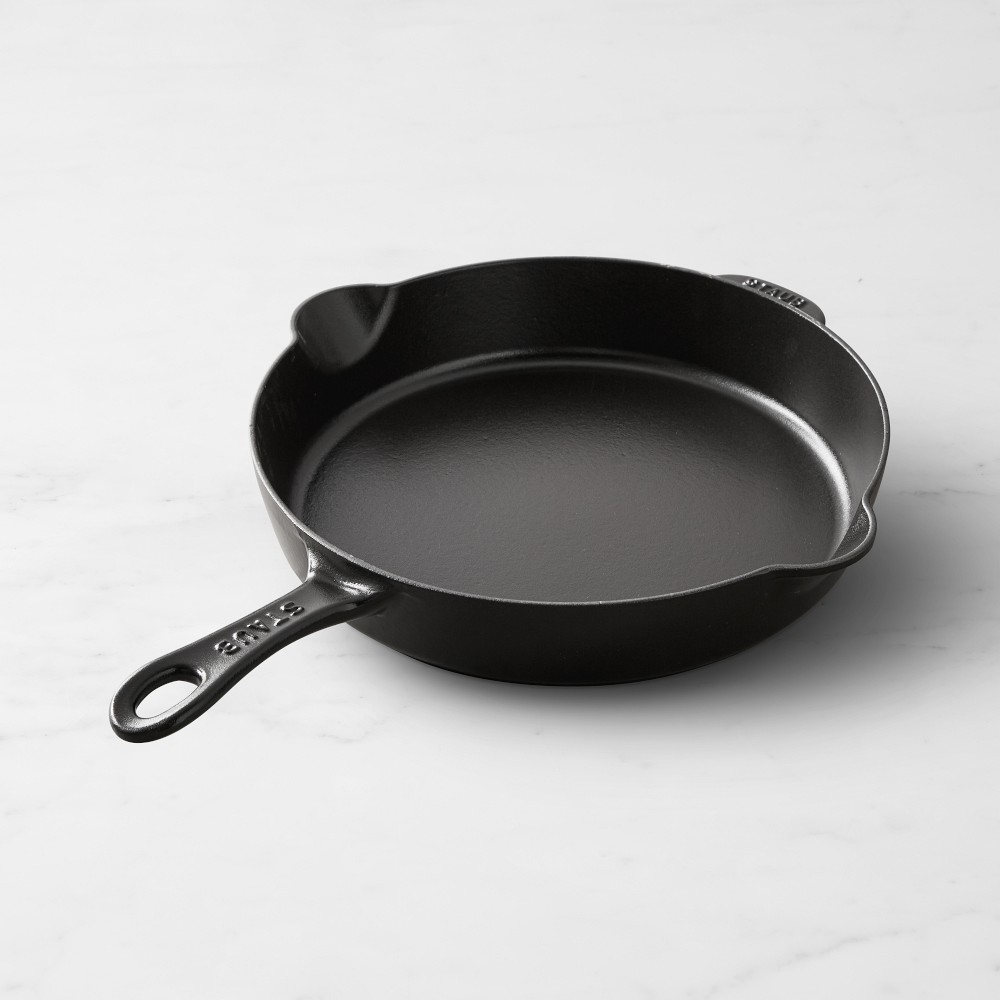Staub Enameled Cast Iron Traditional Deep Skillet - 11", Black