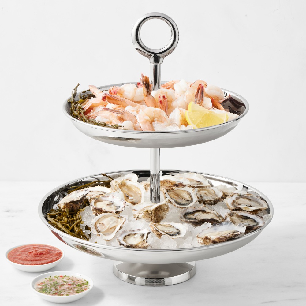 Stainless Steel Seafood Tiered Stand