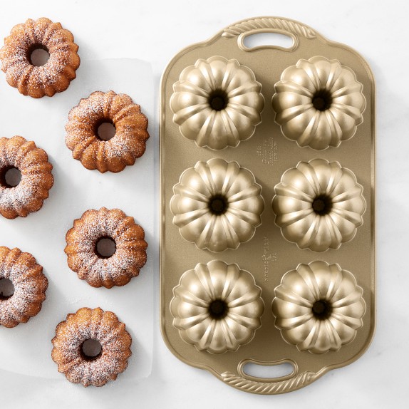 Nordic Ware Swirl 6 Mini Cakelet Pan | Mini Bundt Pan | Williams