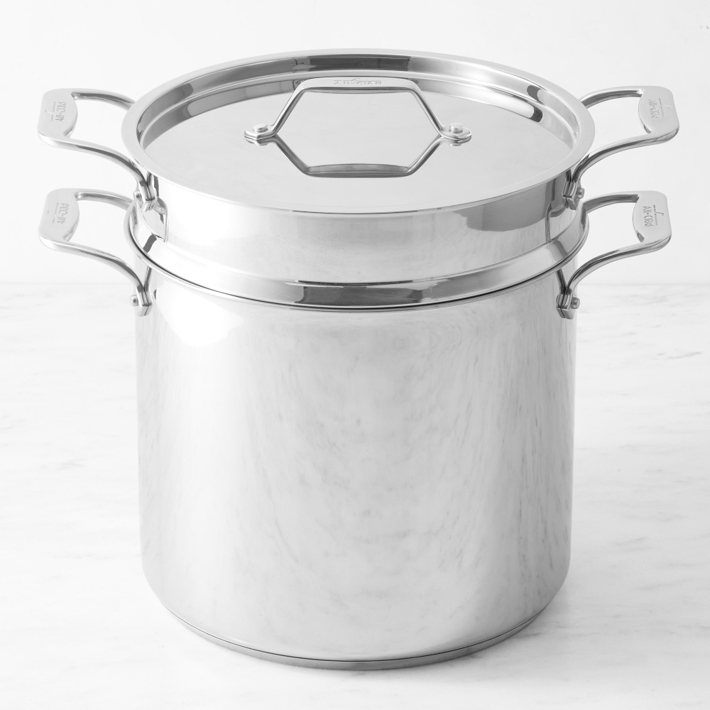 All-Clad Simply Strain Stainless-Steel Multipot - 16-Qt.
