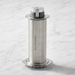 AeroPress Stainless Steel Coffee Press &amp; Manual Grinder