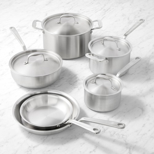 Made In Stainless-Steel 10-Piece Cookware Set