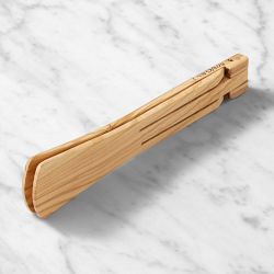Olivewood Flat Salad Tongs