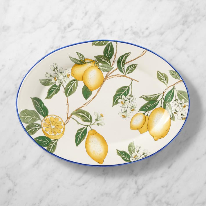  Citron 20cm プレート 6枚セット Citron Platter: Handcrafted Stoneware | Williams Sonoma
