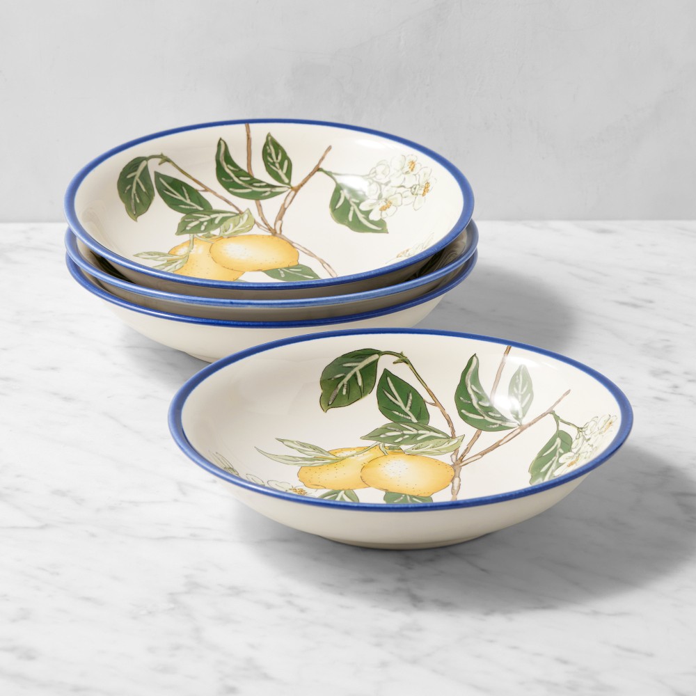 Citron Pasta Bowls - Set of 4