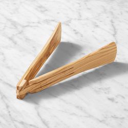 Olivewood Flat Salad Tongs