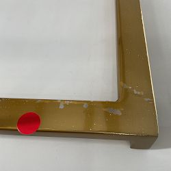 OPEN BOX: Marble &amp; Brass 3 Tiered Stand