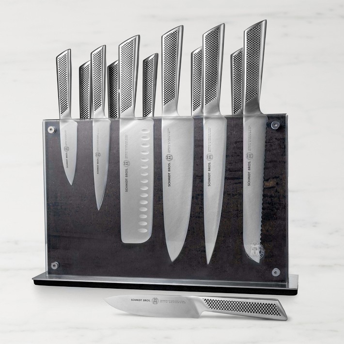Schmidt Brothers Zebra Wood Knife Block Set, 15pc | Williams Sonoma
