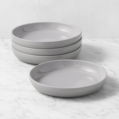 Le Creuset San Francisco Coupe Pasta Bowl, Set of 4, French Grey