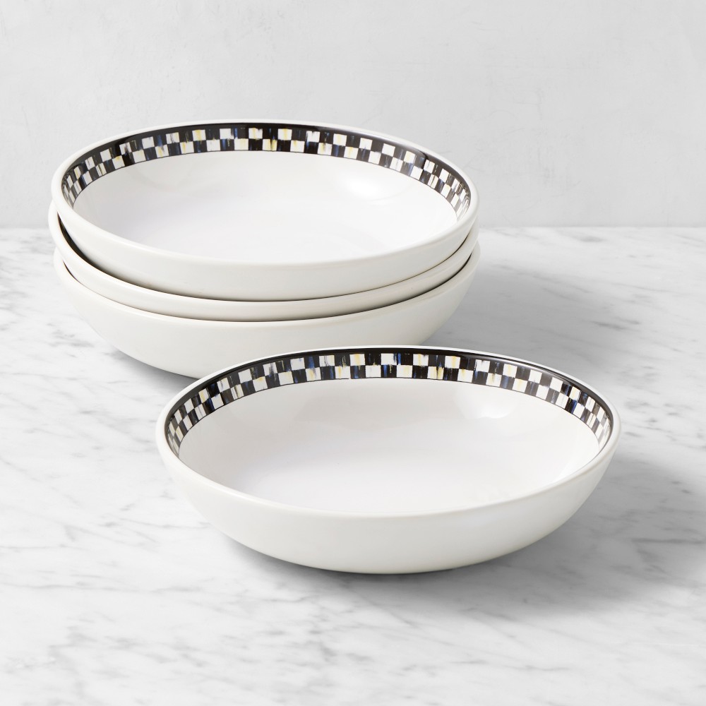 MacKenzie-Childs Everyday Stoneware Pasta Bowls - Set of 4
