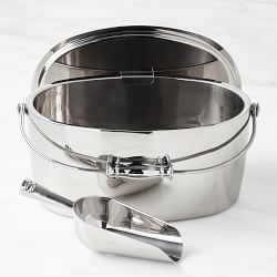 Crafthouse Oval Ice Bucket with Scoop Set