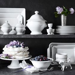 Apilco Tulip Porcelain Serving Bowls