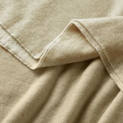 Reversible Double Face Solid Cashmere Throw