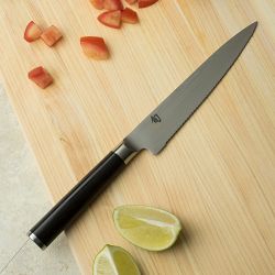 Shun Classic Serrated Utility Knife, 6"