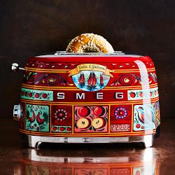 SMEG Dolce &amp; Gabbana 2-Slice Toaster, Sicily is My Love