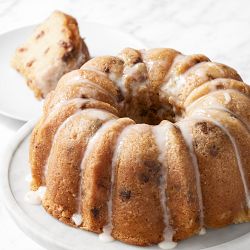 Cherry Almond Vanilla Bundt Cake, Serves 16