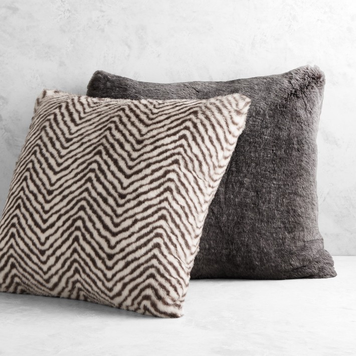 Faux Fur Animal Pillow Cover | Williams Sonoma