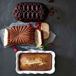 Nordic Ware Nonstick Cast Aluminum Anniversary Loaf Pan